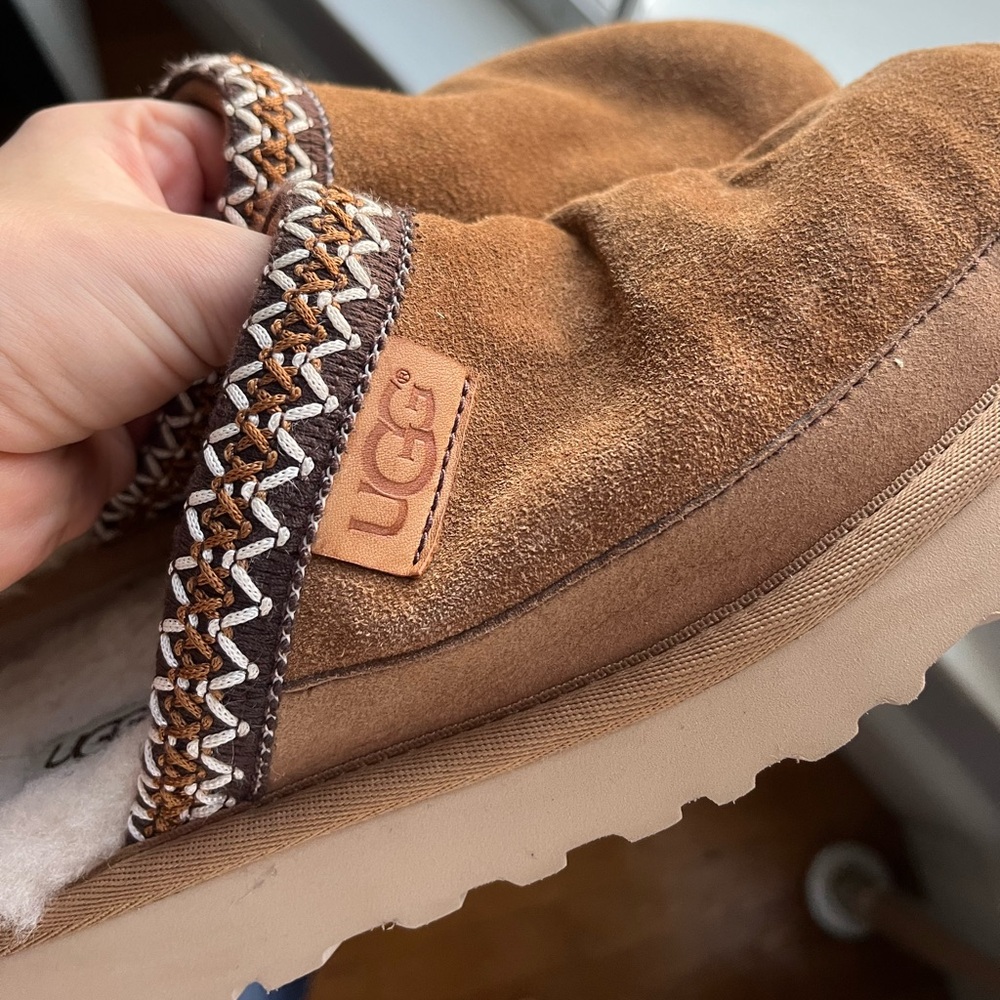 NEW UGG Brown Suede Slippers